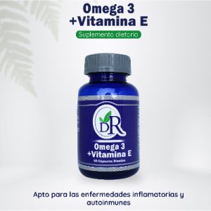 OMEGA 3 + VITAMINA E CÁPSULAS BLANDAS D.R. ROJAS x 60 Softgel