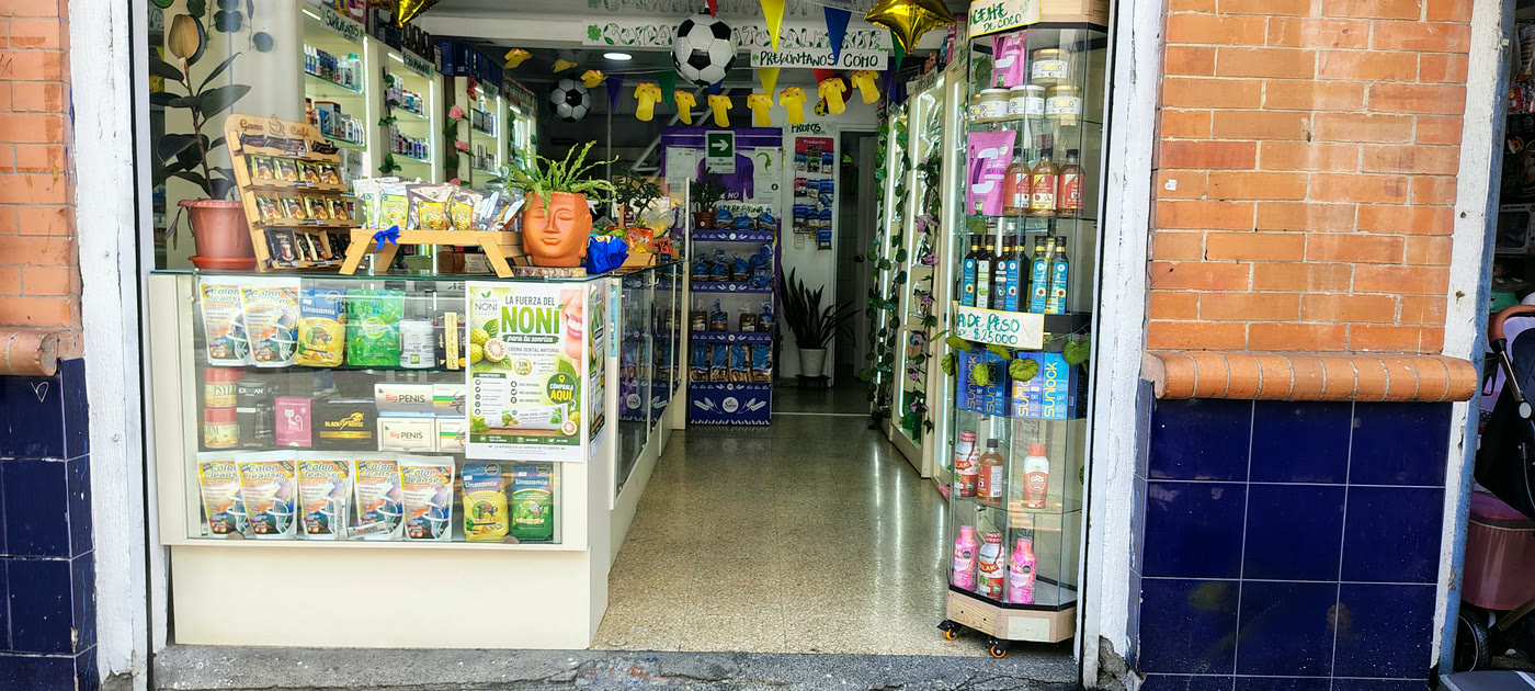 Entrada de la tienda