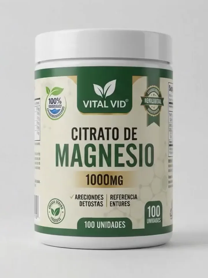 Presentaciones verde y azul de citrato de magnesio desarrolladas para un tercero