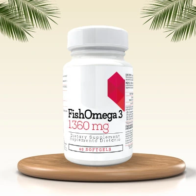 Fish Omega 3 1.360 mg (50/20EE) (870 mg of Active Fatty Acids) x 60 Softgel