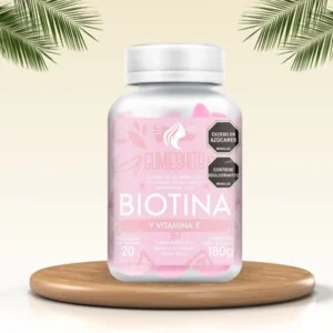 GOMAS DE GELATINA CON COLAGENO HIDROLIZADO ADICIONADA CON BIOTINA Y VITAMINA E