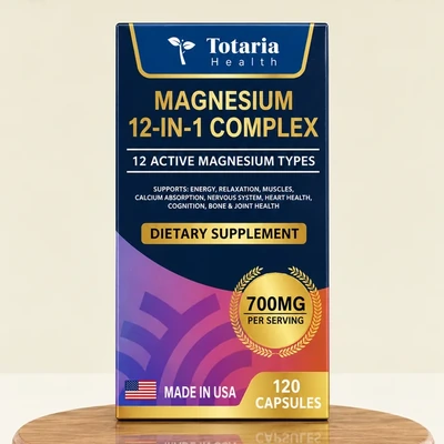 Magnesium 12-in-1 Complex · 120 cápsulas