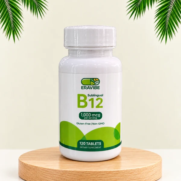 Sublingual B12 Eravibe 1.000 mcg — 120 tabletas
