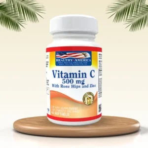 Vitamin C 500mg with Rose Hips and Zinc 60 Softgels
