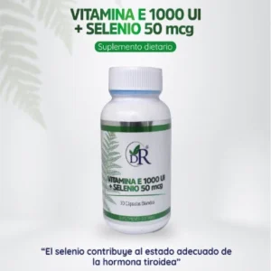 VITAMINA E + SELENIO 30 Cápsulas